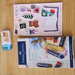 Faber-Castell Oil Pastels and Hobonichi